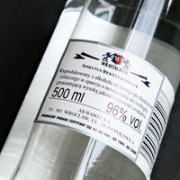 波蘭 生命之水 96% 伏特加 Spirytus Rektyfikowany Rectified Spirit 500ml 香水可用 純天然