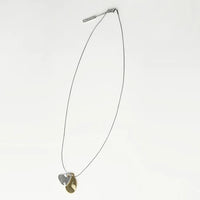 Nothing And Others / 2motif stainless chain Necklace