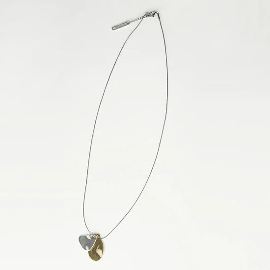 Nothing And Others / 2motif stainless chain Necklace