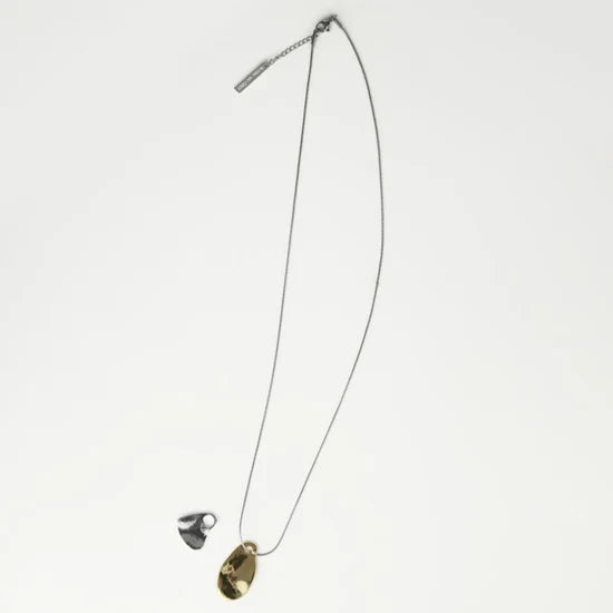 Nothing And Others / 2motif stainless chain Necklace