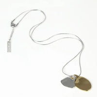 Nothing And Others / 2motif stainless chain Necklace